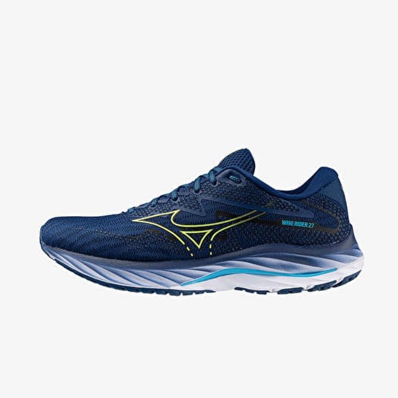 Mizuno Wave Rider 27 M Navy Peony/ Sharp Green/ Swim Ca