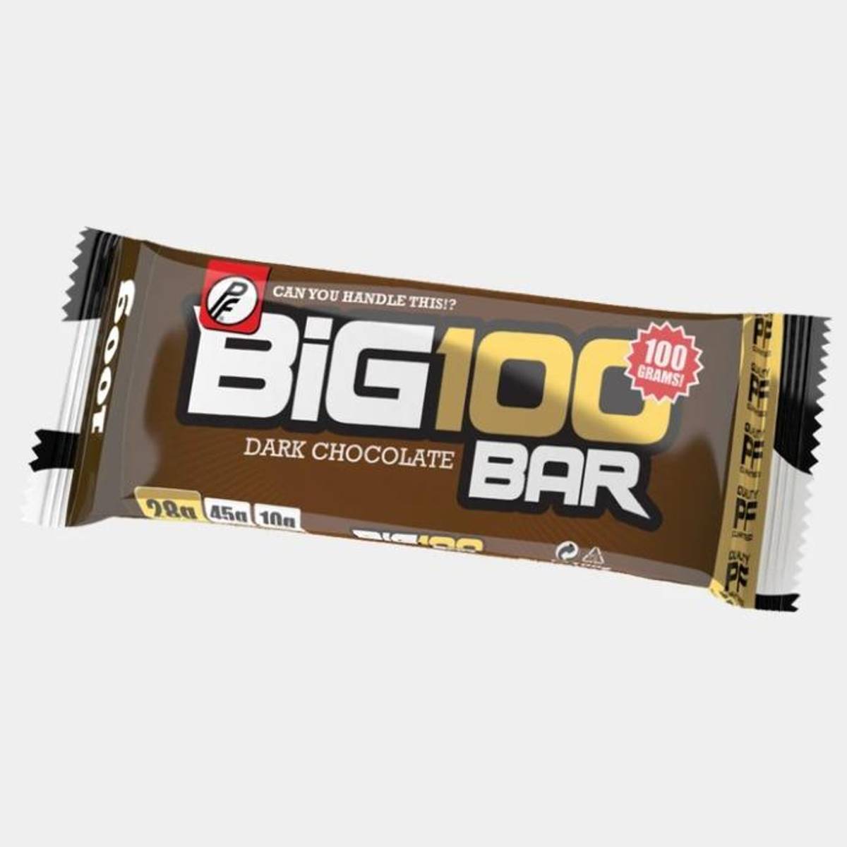 Proteinfabrikken Big 100, 100g Mrk Sjokolade